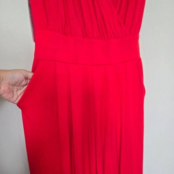 Cabi Uptown Jumpsuit Vermilion Red Size Medium - Picture 6 of 11